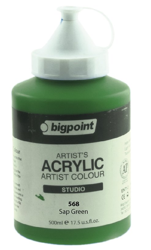 Bigpoint Akrilik Boya 500ml 568 Sap Green