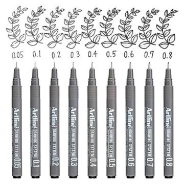 Artline Drawing System Teknik Çizim Kalemi 0.05 Gri