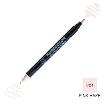 Zig Kurecolor Mangaka Fine&Brush Çift Taraflı Kalem CNKC-2200 No 201 Pink Haze
