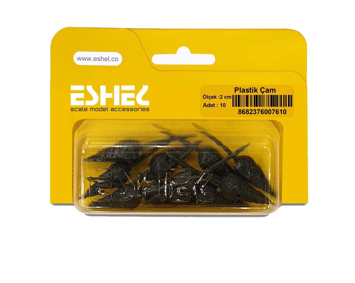 Eshel Maket Plastik Çam 2cm 10lu