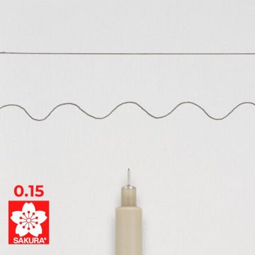 Sakura Pigma Micron Teknik Çizim Kalemi 003 0.15mm Siyah