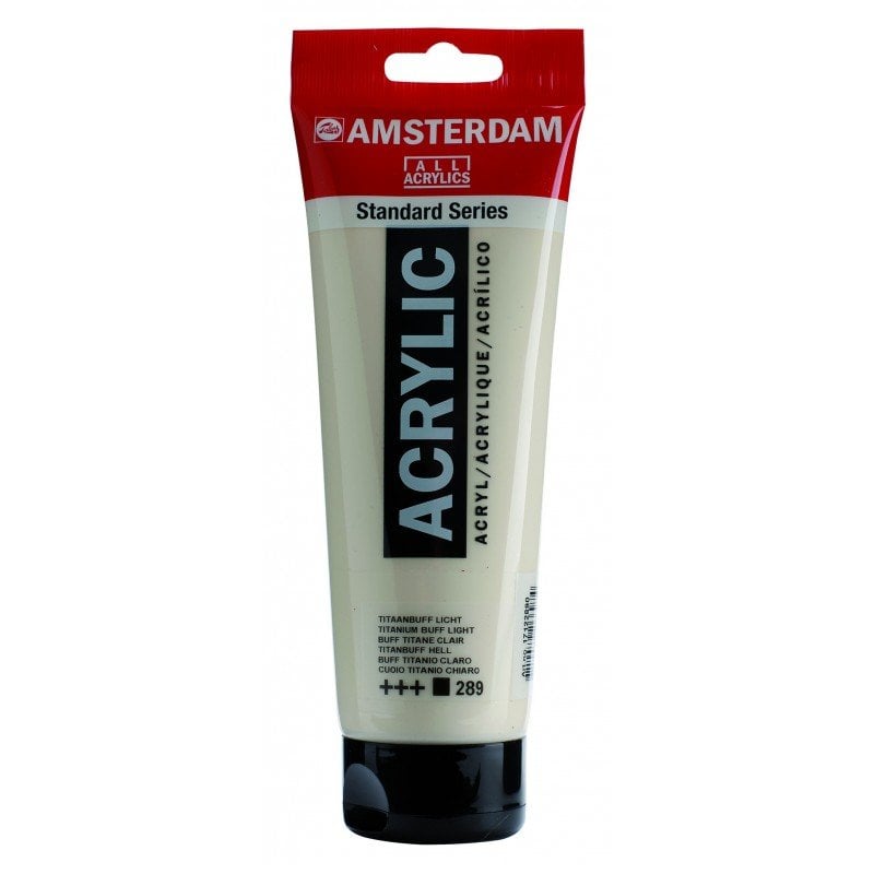 Amsterdam Akrilik Boya 120ml 289 Titanium Buff Light