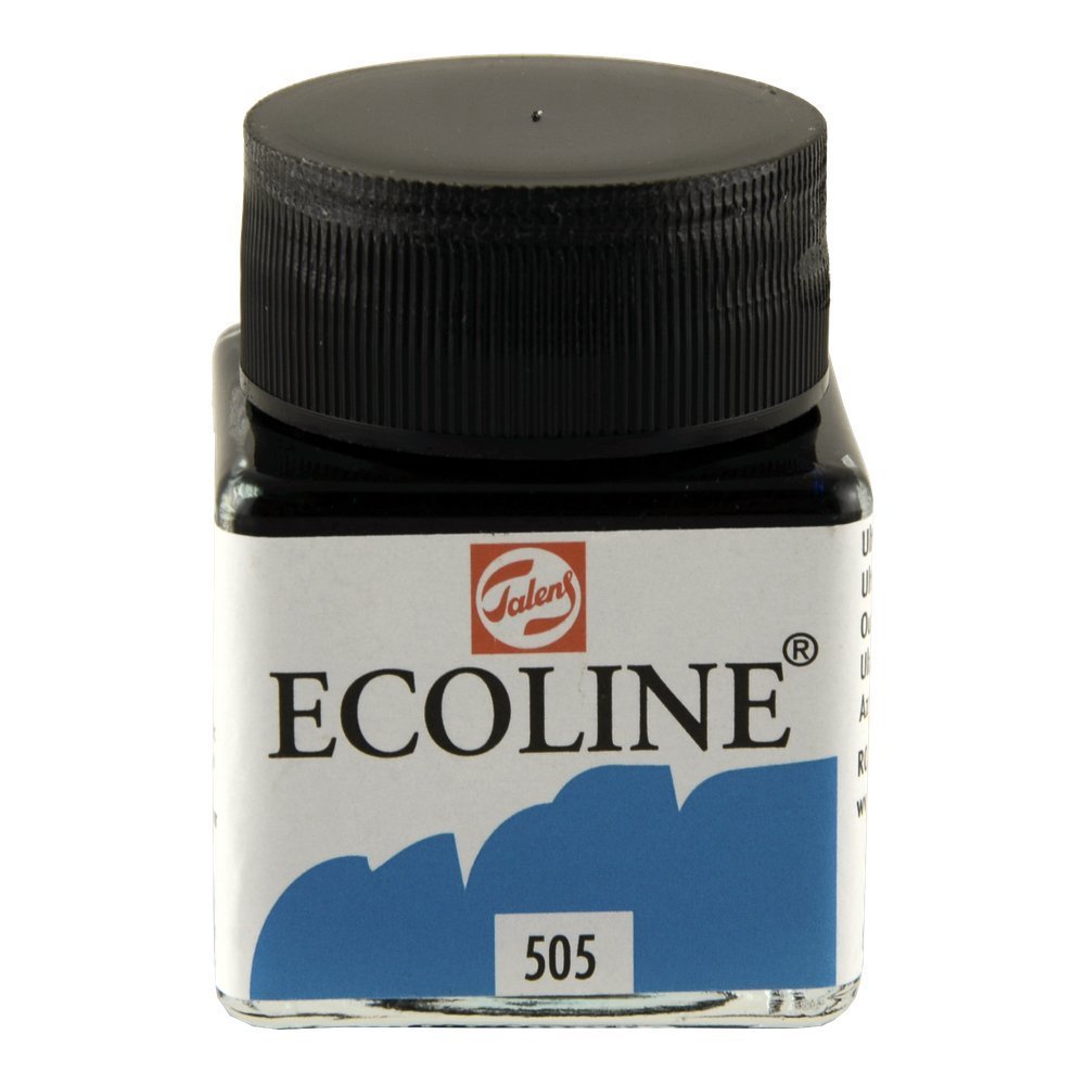 Talens Ecoline Sıvı Suluboya 30ml 505 Ultramarine Light