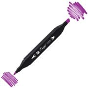 Tinge Twin Çift Uçlu Marker Kalemi P85 Vivid Purple