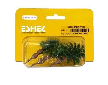 Eshel Maket Salon Palmiyesi 3,5cm 3lü