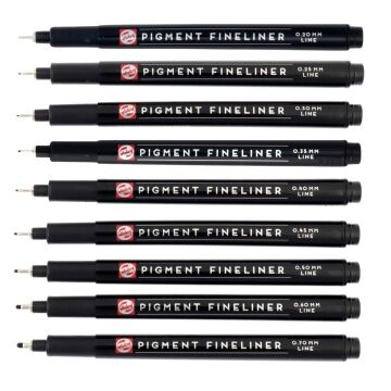 Talens Pigment Fineliner Teknik Çizim Kalemi 03 (0.35mm)