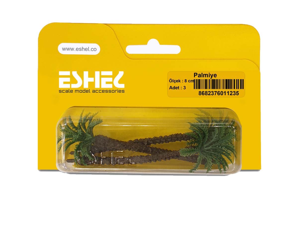 Eshel Maket Palmiye 8cm 3lü