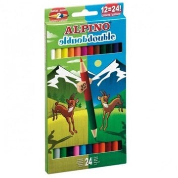 Alpino Double Çift Yönlü Kuru Boya 12li AL000169