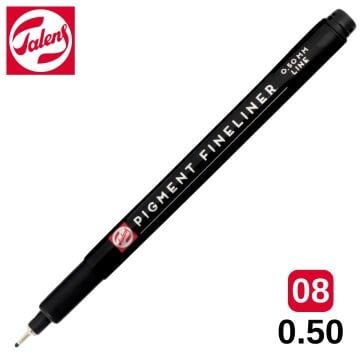 Talens Pigment Fineliner Teknik Çizim Kalemi 08 (0.50mm)