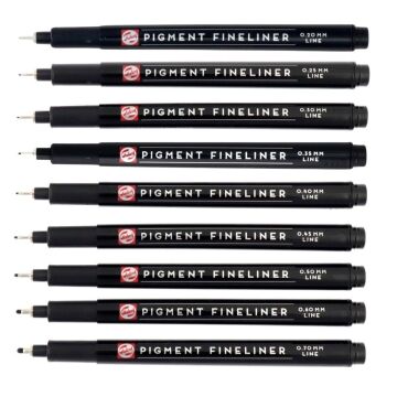 Talens Pigment Fineliner Teknik Çizim Kalemi 08 (0.50mm)
