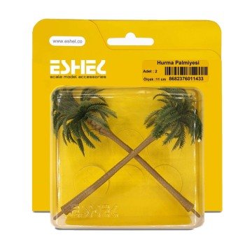 Eshel Maket Hurma Palmiyesi 11cm 2li