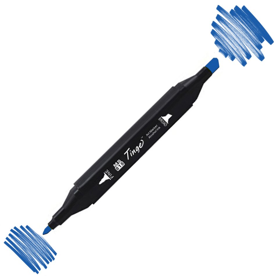 Tinge Twin Çift Uçlu Marker Kalemi Pb71 Cobalt Blue