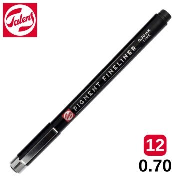 Talens Pigment Fineliner Teknik Çizim Kalemi 12 (0.70mm)