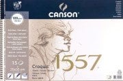 Canson 1557 Eskiz Çizim Defteri (25x35cm) 120gr 15yp