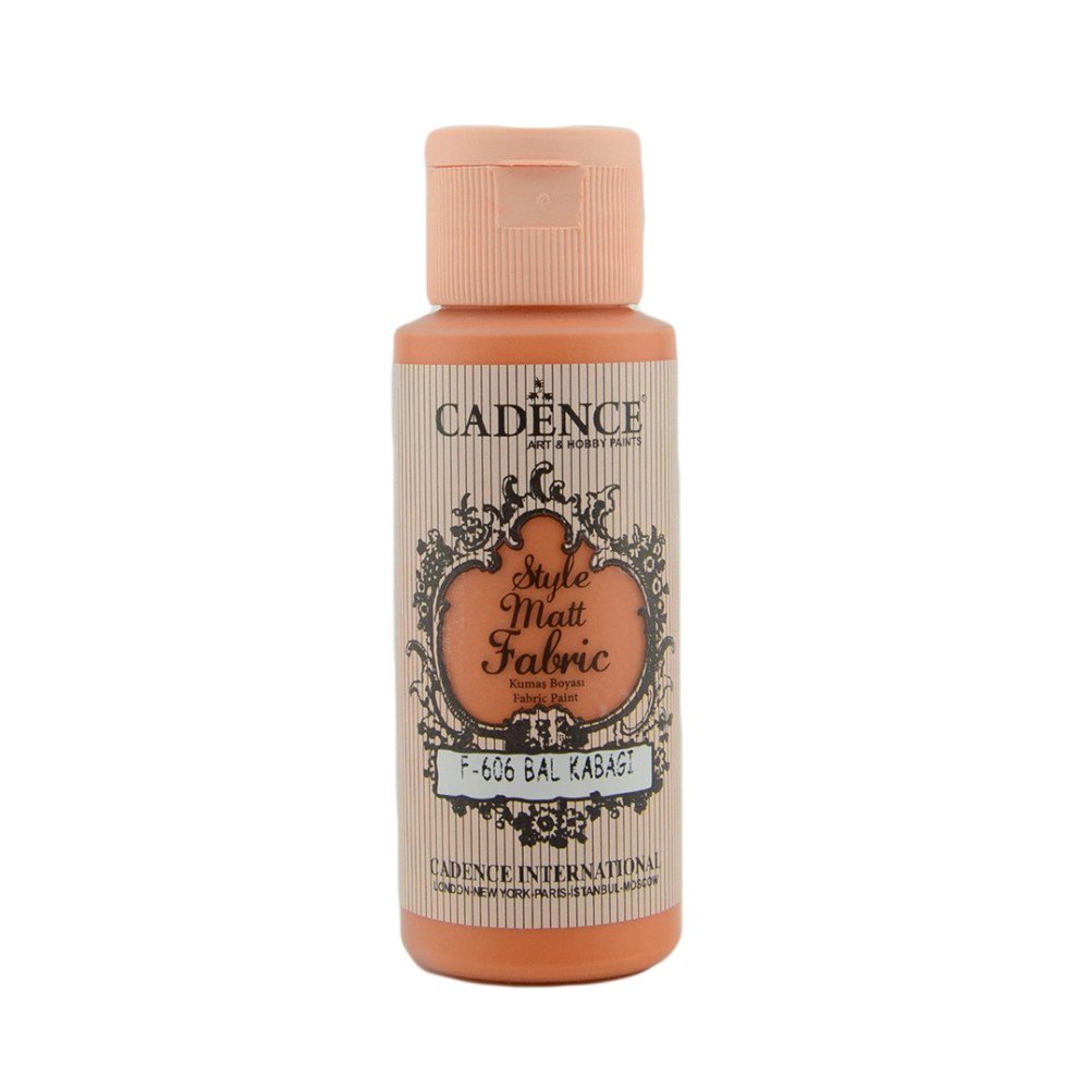 Cadence Style Matt Fabric Kumaş Boyası 59ml 606 Balkabağı
