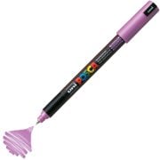 Uni Posca Marker PC-1MR Ultra Fine 0.7mm Metallic Pink