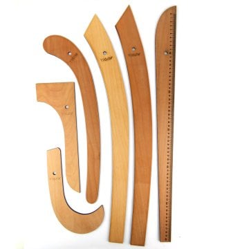 Yıldızlar Riga Cetvel Seti Ağaç