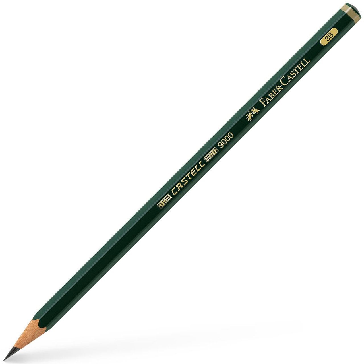 Faber Castell 9000 Yeşil Seri Dereceli Eskiz Cizim Kalemi 3b