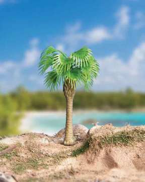 Eshel Maket Kısa Palmiye 6cm 2li