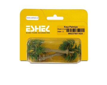 Eshel Maket Kısa Palmiye 6cm 2li