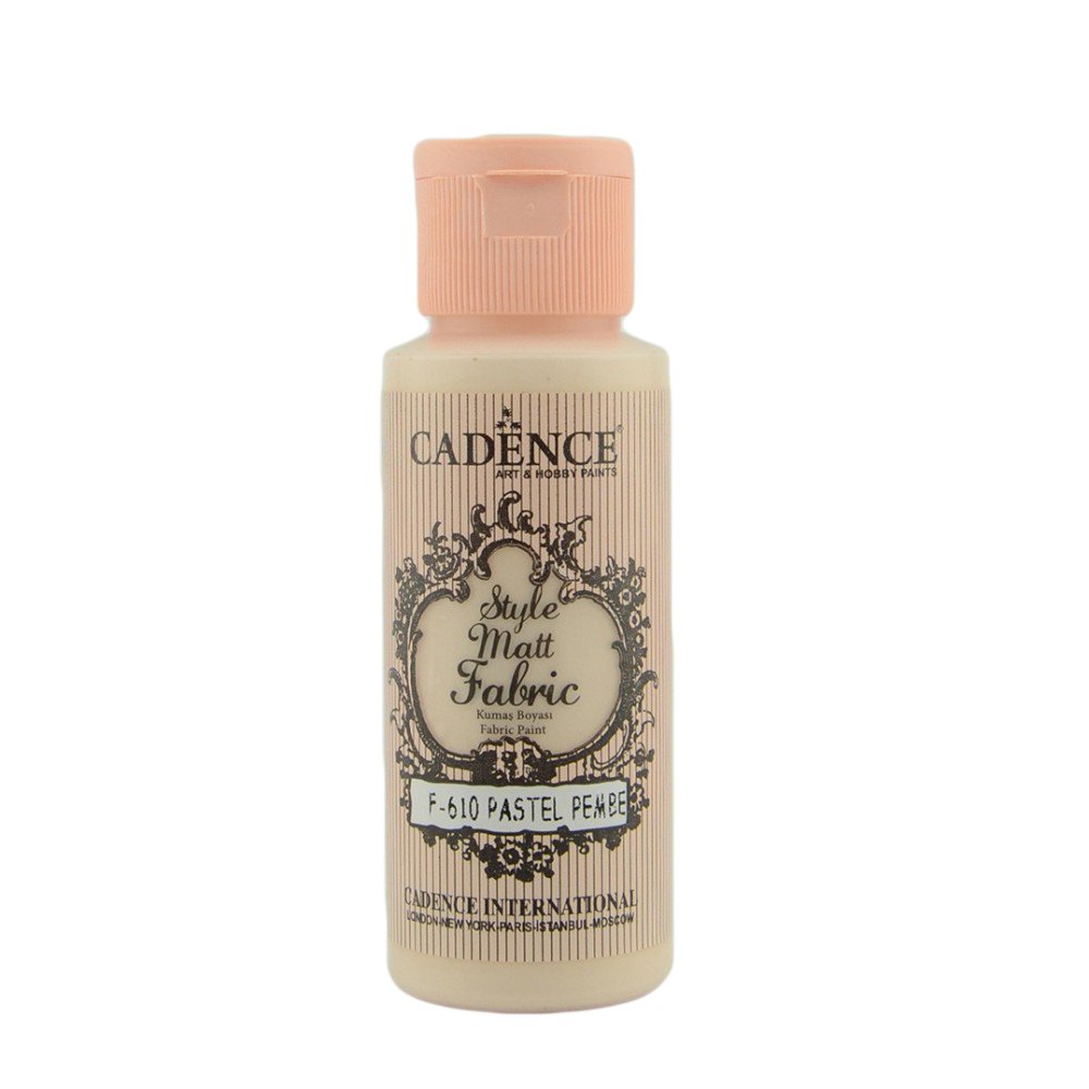 Cadence Style Matt Fabric Kumaş Boyası 59ml 610 Pastel Pembe