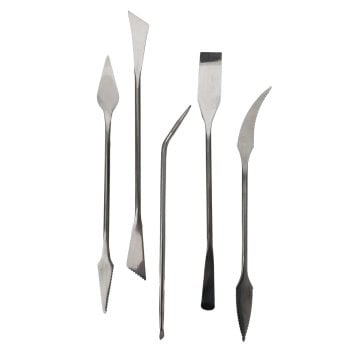 Art Design Çelik Seramik Modelaj Seti Çantalı 5li