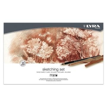 Lyra Rembrandt Sketching Eskiz Çizim Seti Metal Kutu 35 Parça