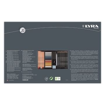Lyra Rembrandt Sketching Eskiz Çizim Seti Metal Kutu 35 Parça