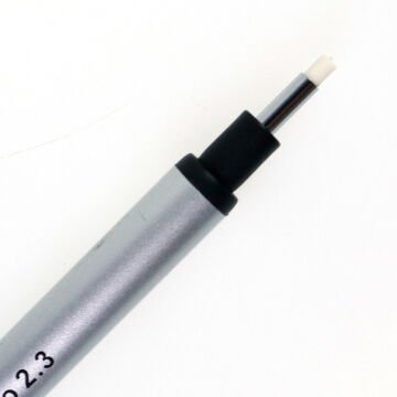 Tenwin Mono Zero 2.3mm Yuvarlak Uç Kalem Silgi Gümüş