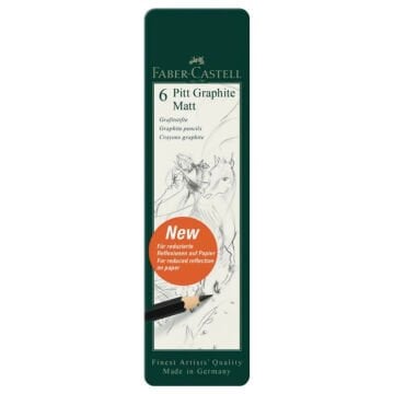 Faber Castell Pitt Matt Dereceli Kalem Seti 6lı