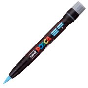 Uni Posca Marker Pcf-350 Brush 0.1-10 Mm Light Blue