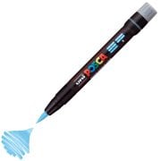 Uni Posca Marker Pcf-350 Brush 0.1-10 Mm Light Blue
