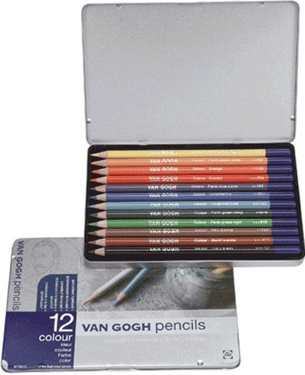 Van Gogh Colour Kuru Boya Kalem Seti Metal Kutu 12li