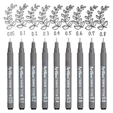 Artline Drawing System Teknik Çizim Kalemi 0.05 Pale Brown