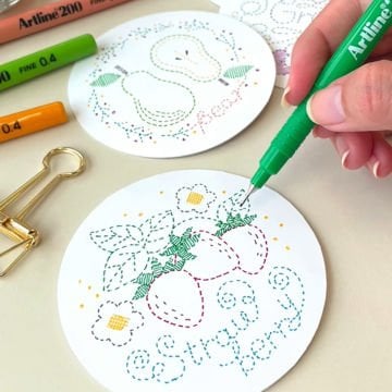 Artline 200 Fine Keçe Uçlu Yazı Kalemi 0.4mm Siyah