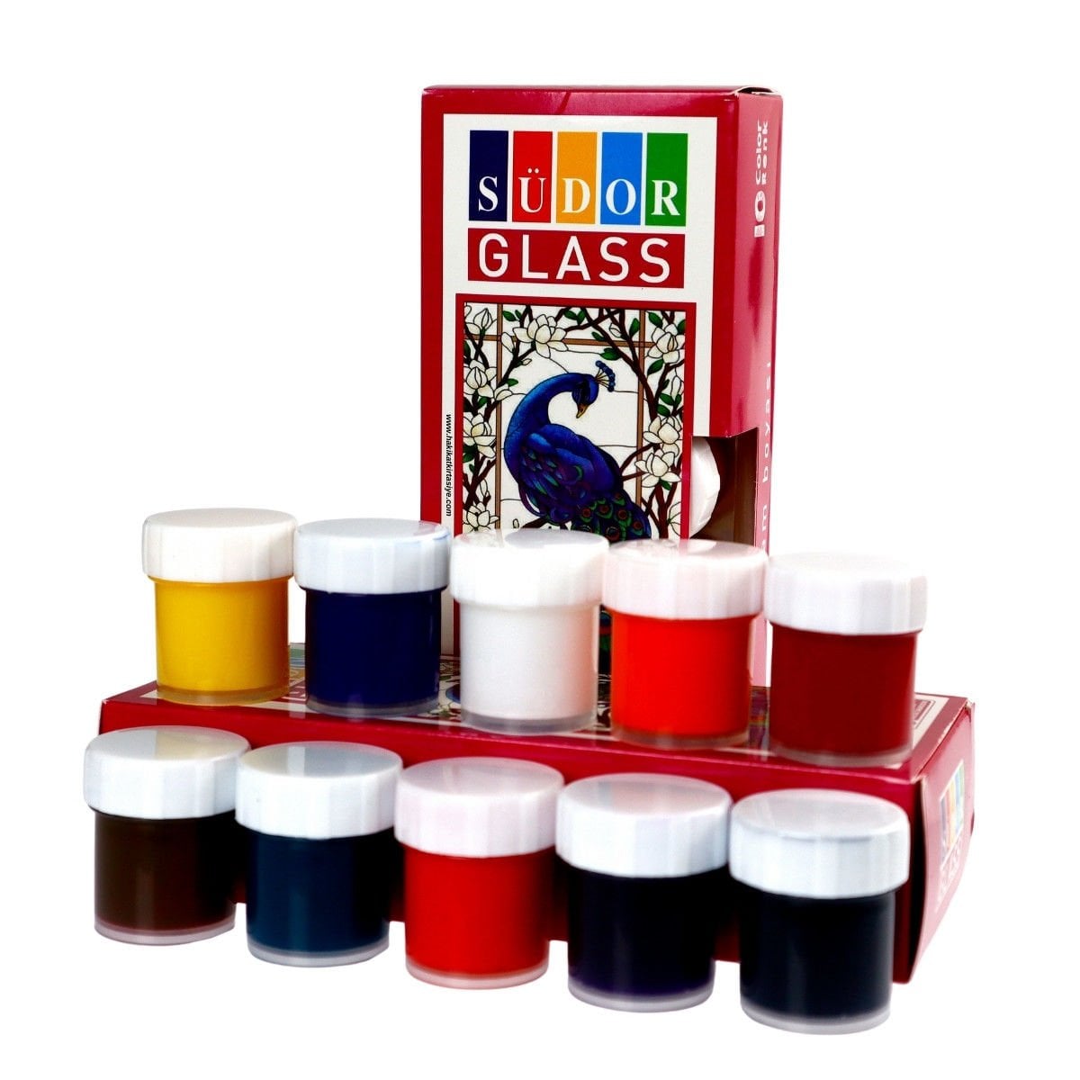 Südor Cam Boya Seti Su Bazlı 10x20ml