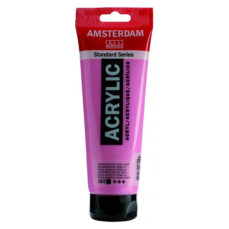Amsterdam Akrilik Boya 120ml 385 Quinacridone Rose Light