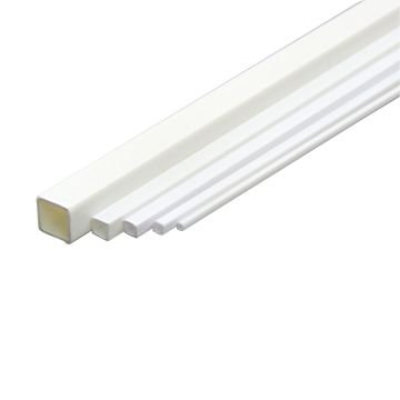 Art Elegant Plastik Kare Çıta 2x2mm 50cm 10lu