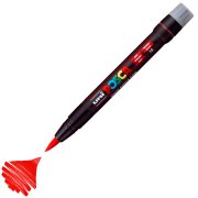 Uni Posca Marker Pcf-350 Brush 0.1-10 Mm Red