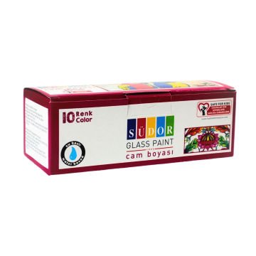 Südor Cam Boya Seti Solvent Bazlı 25ml 10lu