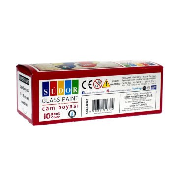 Südor Cam Boya Seti Solvent Bazlı 25ml 10lu