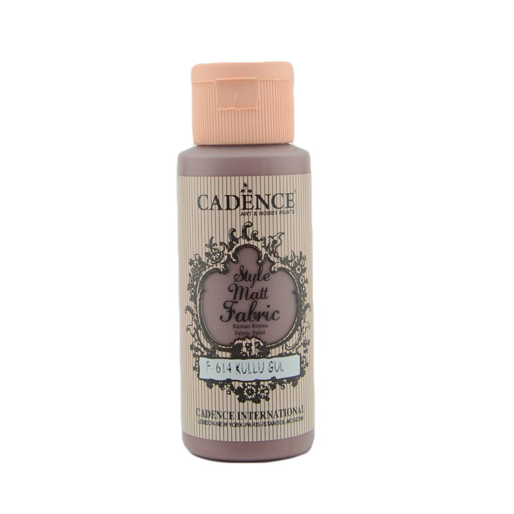 Cadence Style Matt Fabric Kumaş Boyası 59ml 614 Küllü Gül