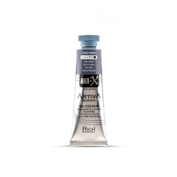 Art-X Artiva Yağlı Boya 37ml 717 Cold Grey