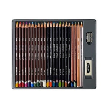 Derwent Colour Collection Boya Kalem Seti 24 Parça Metal Kutu