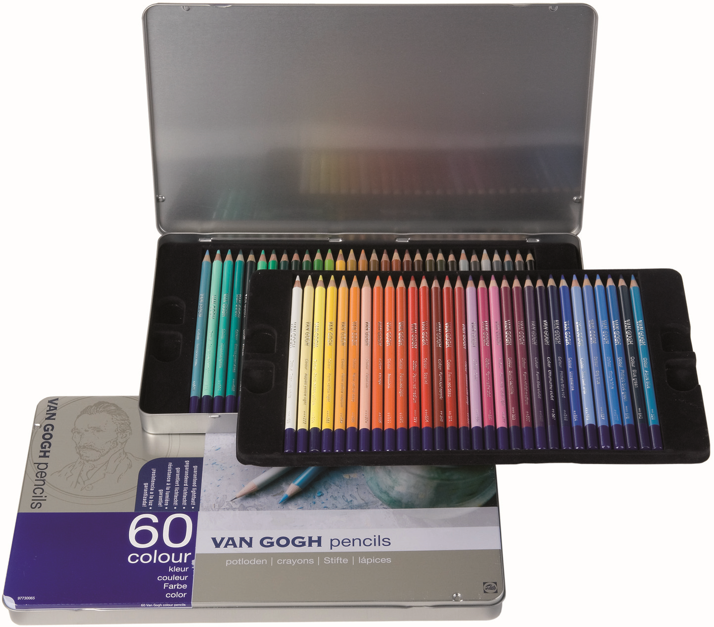 Van Gogh Colour Kuru Boya Kalem Seti Metal Kutu 60lı