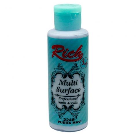 Rich Multi Surface Akrilik Boya 120ml 2248 Pudra Mavi