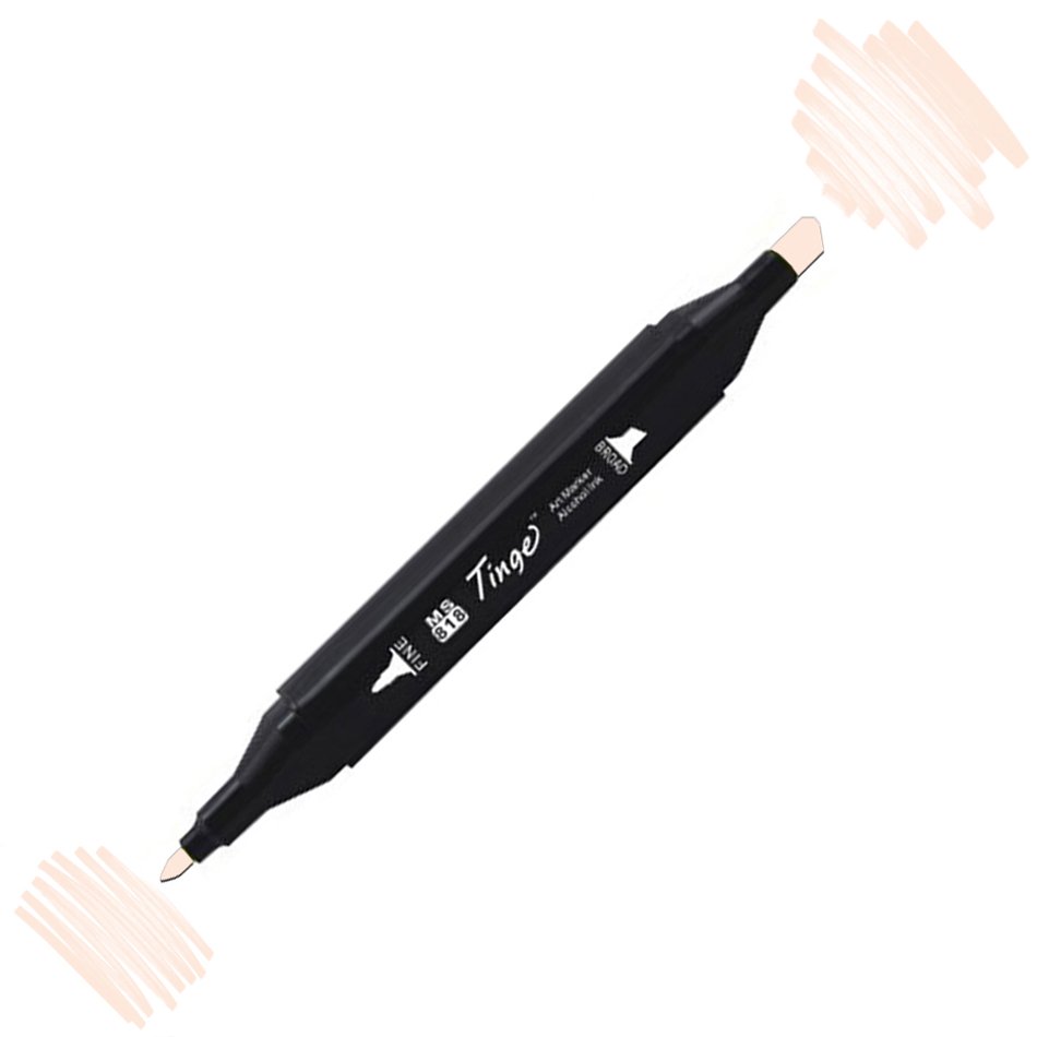 Tinge Twin Çift Uçlu Marker Kalemi R131 Skin White