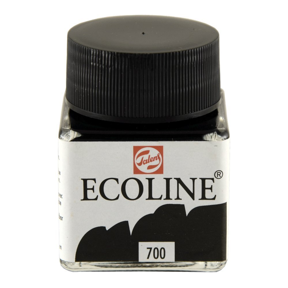 Talens Ecoline Sıvı Suluboya 30ml 700 Black