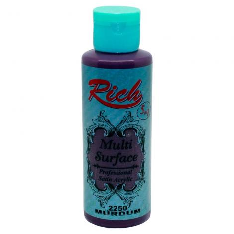 Rich Multi Surface Akrilik Boya 120ml 2250 Mürdüm