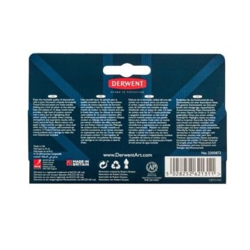 Derwent Kömür Mürekkep Tablet Sulu Boya Seti 12li